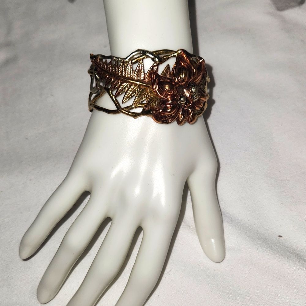 Mixed Metal Cuff Bracelet
